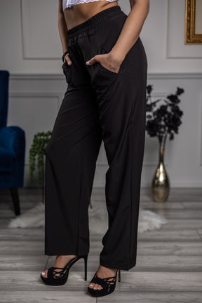 Wide Leg Trousers Lucita Black