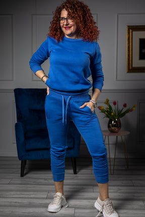 Cotton Tracksuit Set Candy Cobalt