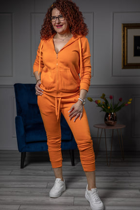 Cotton Traksuit Set Paloma Orange