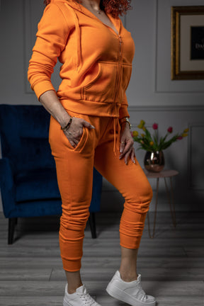 Cotton Traksuit Set Paloma Orange