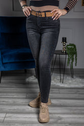 Distress Jeans Jenna Black