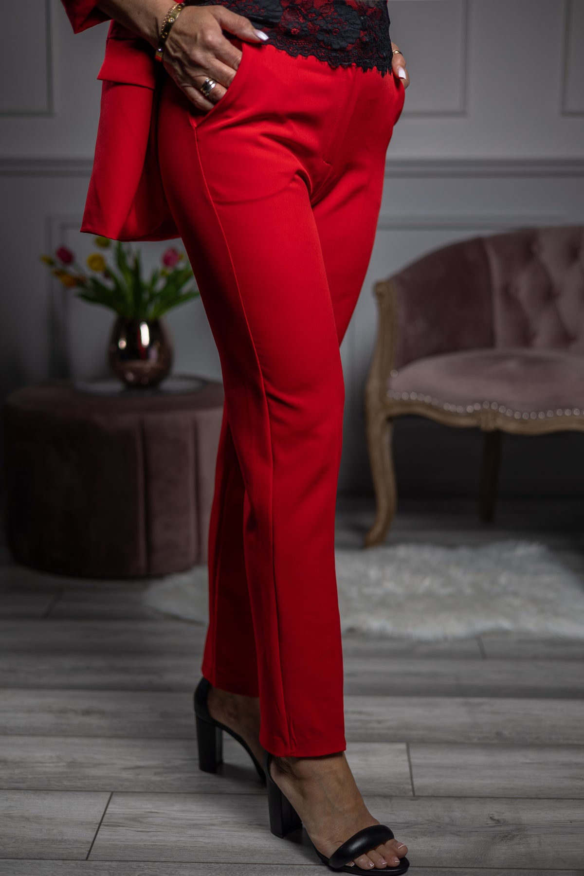 Tailored Trousers Ducati Red